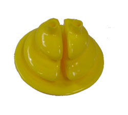 Coifa da Reduzida em Silicone na cor Amarela p/ jeep