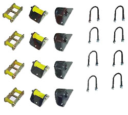 Kit básico de suspensão Toyota serve p/ adaptar em jeep ( Jumelo Alto Canela Grossa )