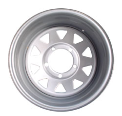 Roda Triangular Rodax em Aço 15x8 (5 furos)