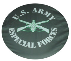 Capa de Estepe U.S.Army escrito em Cinza na Medida 33x12,5x15